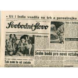 Svobodné slovo (3.9.1991) - noviny