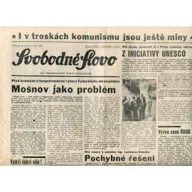 Svobodné slovo (5.9.1991) - noviny