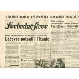 Svobodné slovo (6.9.1991) - noviny
