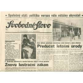 Svobodné slovo (10.9.1991) - noviny