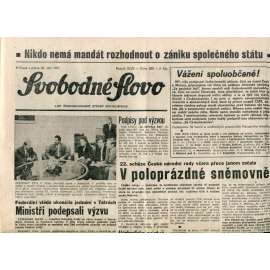Svobodné slovo (20.9.1991) - noviny