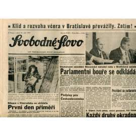 Svobodné slovo (24.9.1991) - noviny