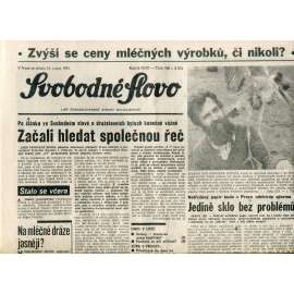 Svobodné slovo (14.8.1991) - noviny