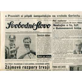 Svobodné slovo (19.8.1991) - noviny