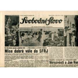 Svobodné slovo (8.7.1991) - noviny
