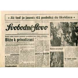 Svobodné slovo (11.7.1991) - noviny