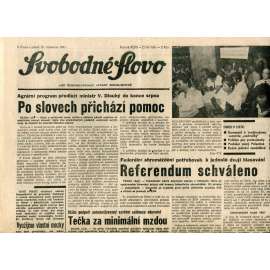 Svobodné slovo (19.7.1991) - noviny