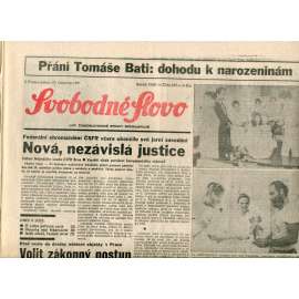 Svobodné slovo (20.7.1991) - noviny