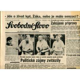 Svobodné slovo (23.7.1991) - noviny
