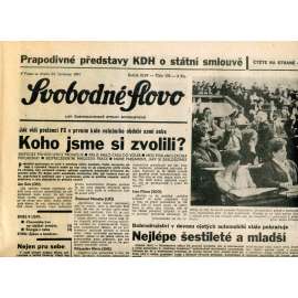 Svobodné slovo (24.7.1991) - noviny