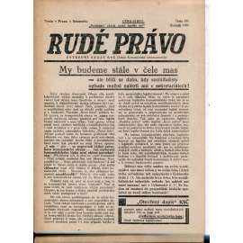 Rudé právo (listopad 1933) - 1. republika, staré noviny (ilegální vydání) Rudé právo (listopad 1933) - 1. republika, staré noviny (ilegální vydání)