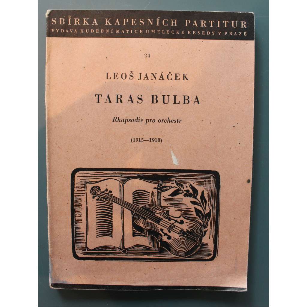 Taras Bulba. Rhapsodie pro orchestr (edice: Sbírka kapesních partitur, sv. 24) (noty, symfonický orchestr)