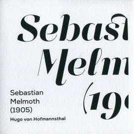 Sebastian Melmoth (1905) [úvaha - Oscar Wilde, ilustrace a podpis Miloslav Moucha]