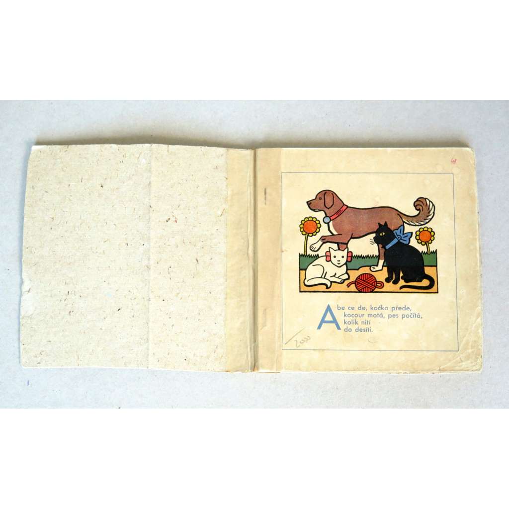 Moje abeceda (obrázková knížka, říkanky, ilustrace Josef Lada)
