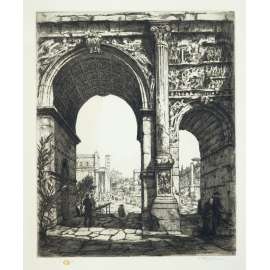 Arco trionfo v Římě T. F. Šimon (1877 - 1942)