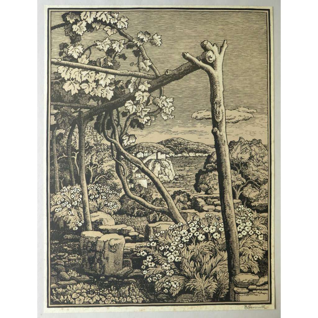 Dubrovník I. (Bohumír Jaroněk, dřevořez)
