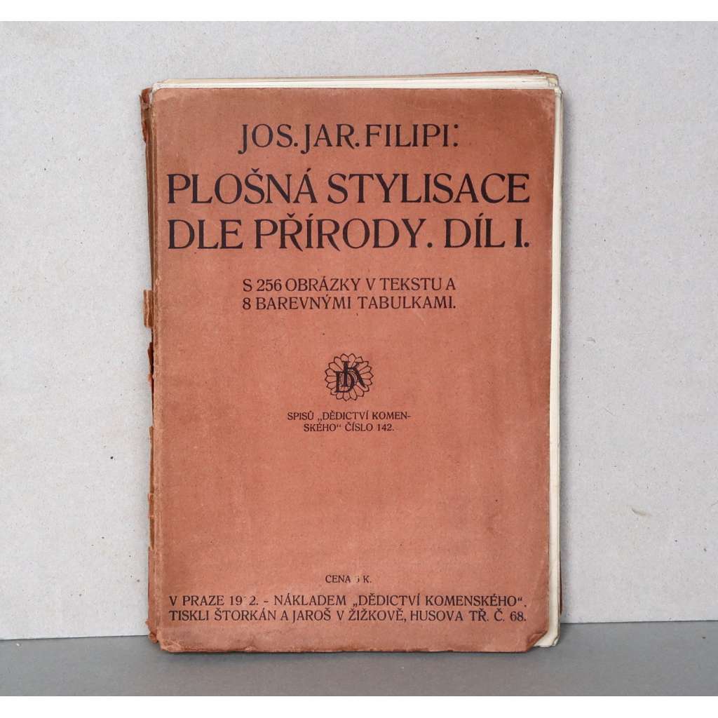 Plošná stylizace dle přírody díl I. (edice: Spisů "Dědictví Komenského", č. 142) [ornament, secese, příručka - kompozice, stylizace barev, plošná stylizace]