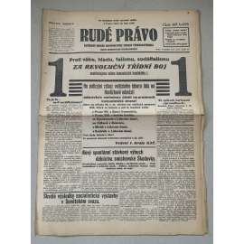 Rudé právo (15.10.1929) - 1. republika, staré noviny