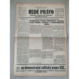 Rudé právo (9.10.1929) - 1. republika, staré noviny