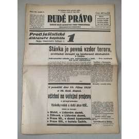 Rudé právo (27.10.1929) - 1. republika, staré noviny