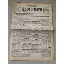 Rudé právo (8.11.1929) - 1. republika, staré noviny