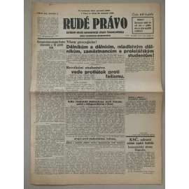 Rudé právo (20.11.1929) - 1. republika, staré noviny