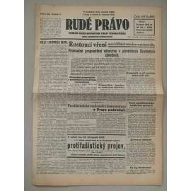 Rudé právo (21.11.1929) - 1. republika, staré noviny