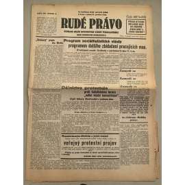Rudé právo (21.12.1929) - 1. republika, staré noviny