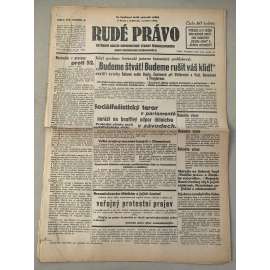Rudé právo (22.12.1929) - 1. republika, staré noviny