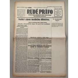 Rudé právo (13.2.1929) - 1. republika, staré noviny