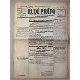 Rudé právo (15.2.1929) - 1. republika, staré noviny