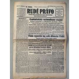 Rudé právo (16.2.1929) - 1. republika, staré noviny Rudé právo (16.2.1929) - 1. republika, staré noviny