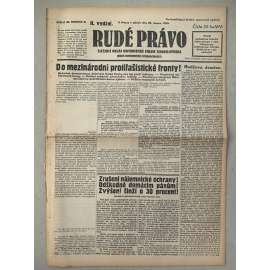 Rudé právo (22.2.1929) - 1. republika, staré noviny