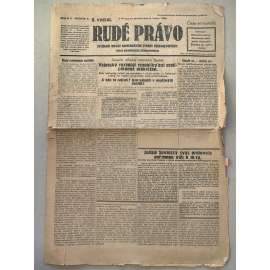 Rudé právo (2.1.1929) - 1. republika, staré noviny Rudé právo (2.1.1929) - 1. republika, staré noviny