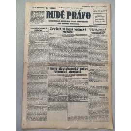 Rudé právo (4.1.1929) - 1. republika, staré noviny Rudé právo (4.1.1929) - 1. republika, staré noviny