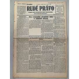 Rudé právo (6.1.1929) - 1. republika, staré noviny