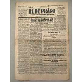 Rudé právo (9.1.1929) - 1. republika, staré noviny