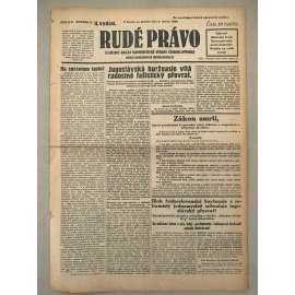 Rudé právo (9.1.1929) - 1. republika, staré noviny