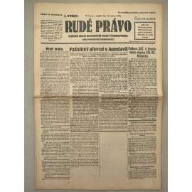 Rudé právo (13.1.1929) - 1. republika, staré noviny