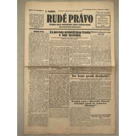 Rudé právo (18.1.1929) - 1. republika, staré noviny