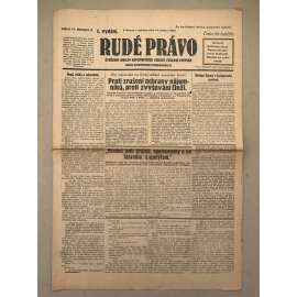 Rudé právo (19.1.1929) - 1. republika, staré noviny