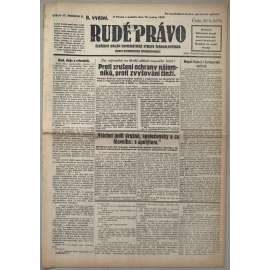 Rudé právo (19.1.1929) - 1. republika, staré noviny