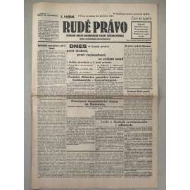Rudé právo (23.1.1929) - 1. republika, staré noviny