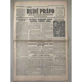 Rudé právo (24.1.1929) - 1. republika, staré noviny