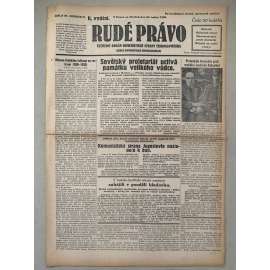 Rudé právo (24.1.1929) - 1. republika, staré noviny