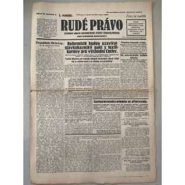 Rudé právo (29.1.1929) - 1. republika, staré noviny