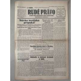 Rudé právo (30.1.1929) - 1. republika, staré noviny