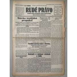 Rudé právo (30.1.1929) - 1. republika, staré noviny