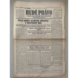 Rudé právo (31.1.1929) - 1. republika, staré noviny