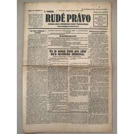 Rudé právo (2.2.1929) - 1. republika, staré noviny